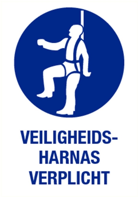 Afbeeldingen van Pikt-o-norm Pictogram harnas verplicht