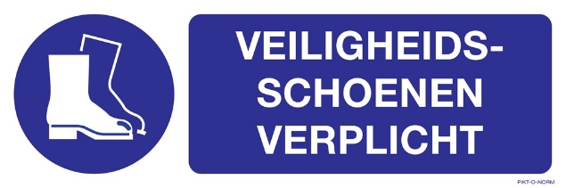 Afbeeldingen van Pikt-o-norm Pictogram veiligheidsschoenen verplicht