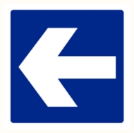 Afbeeldingen van Pikt-o-norm Pictogram te volgen richting