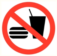 Afbeeldingen van Pikt-o-norm Pictogram verbod eten en drinken