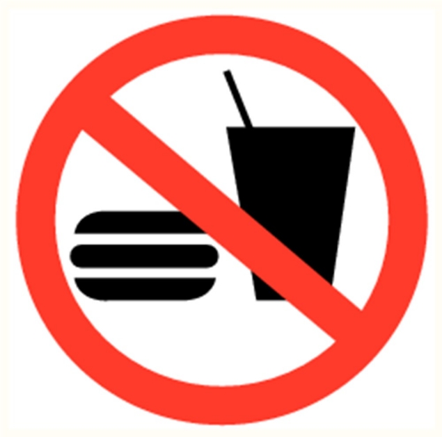 Afbeeldingen van Pikt-o-norm Pictogram verbod eten en drinken