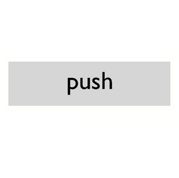 Afbeeldingen van Pikt-o-norm Pictogram push alulook PVC 165x45mm