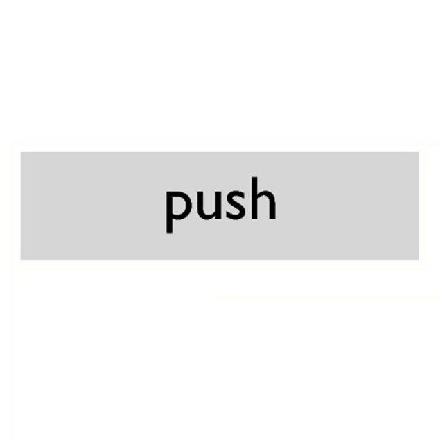 Afbeeldingen van Pikt-o-norm Pictogram push alulook PVC 165x45mm