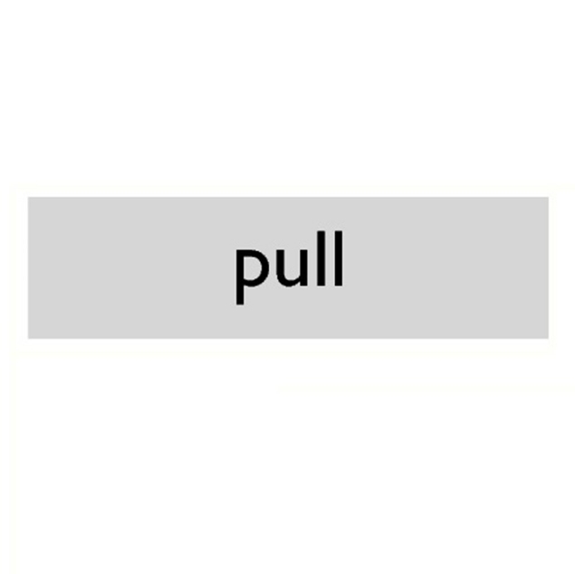 Afbeeldingen van Pikt-o-norm Pictogram pull alulook PVC 165x45mm