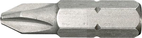 Afbeeldingen van Elzet Bit 1/4'' Phillips met gaatje, hard, 25 mm XH