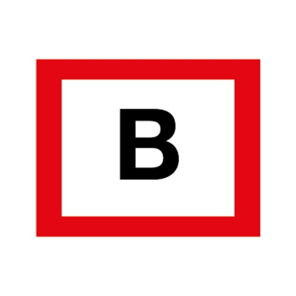 Afbeeldingen van Pikt-o-norm Tekstbord B bord aansluitpunt droge stijgleiding