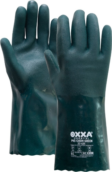 Afbeeldingen van OXXA Essential Handschoen PVC-Chem-Green 20-435 20-435