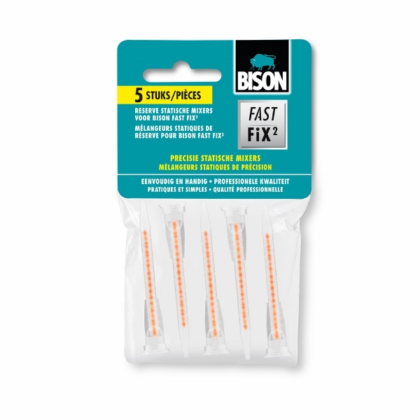 Afbeeldingen van Bison Epoxy lijm FAST FIX² statische mixers