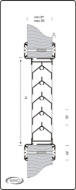Afbeeldingen van Gavo Deurrooster, aluminium G31-5030AA