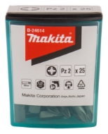 Afbeeldingen van Makita Schroefbit PZ2x25mm 25 stuks B-24614