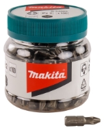 Afbeeldingen van Makita Schroefbit PZ2x25mm pot 100 st B-24882