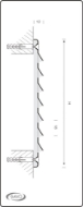 Afbeeldingen van Gavo Schoepenrooster, aluminium 1-6509A