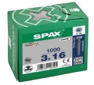 Afbeeldingen van SPAX Spaanplaatschroef verzonken kop T-STAR plus staal