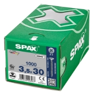Afbeeldingen van SPAX Spaanplaatschroef verzonken kop kruis Z staal