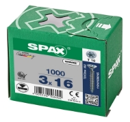 Afbeeldingen van SPAX Spaanplaatschroef verzonken kop T-STAR plus staal
