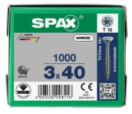 Afbeeldingen van SPAX Spaanplaatschroef verzonken kop T-STAR plus staal
