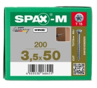 Afbeeldingen van SPAX MDF schroef verzonken kop T-STAR plus staal