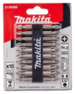 Afbeeldingen van Makita Schr.b PH2-PH2 65mm 10stk D-34366