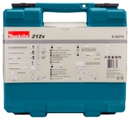 Afbeeldingen van Makita Boor-/schroefbitset 212-delig E-06270