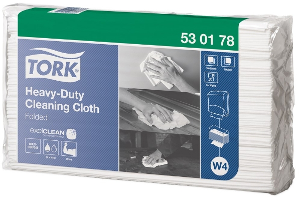 Afbeeldingen van Tork Heavy-Duty Gevouwen Reinigingsdoek Premium
