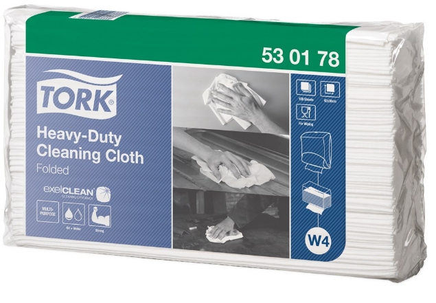 Afbeeldingen van Tork Heavy-Duty Gevouwen Reinigingsdoek Premium