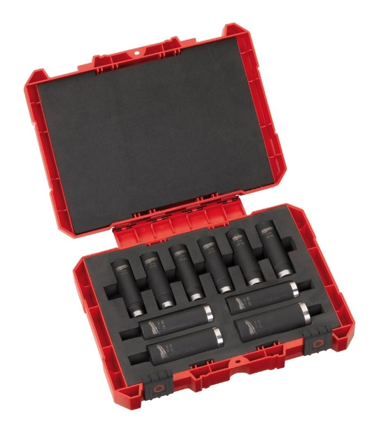 Afbeeldingen van Milwaukee Shockwave Set doppen & bits (10-delig) 1/2" impact socket set (10 pc)