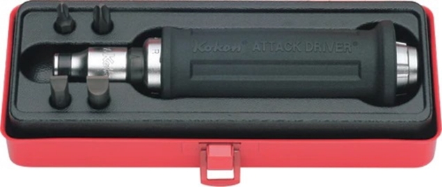 Afbeeldingen van Ko-Ken Slagschroevendraaierset 1/2" 6-delig AG112A