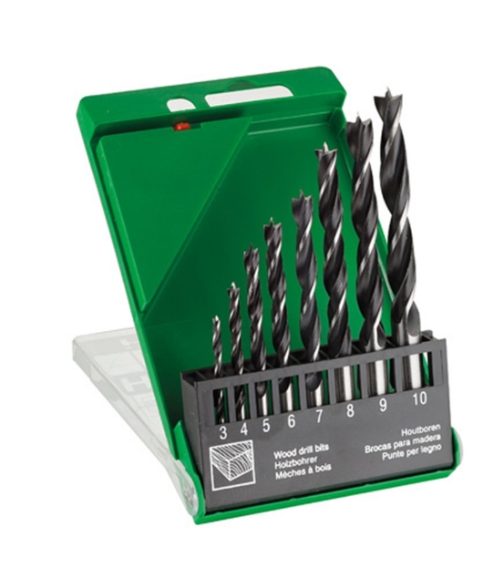 Afbeeldingen van HiKOKI 8-delig set hout spiraalboren