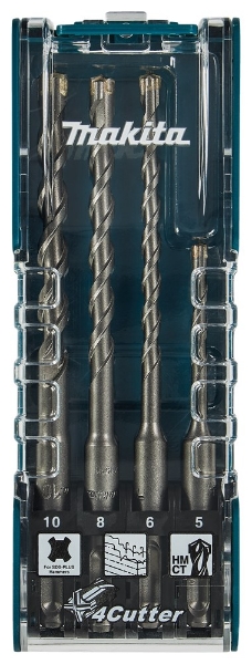 Afbeeldingen van Makita SDS Hamerb.set 4-dlg multi E-14249