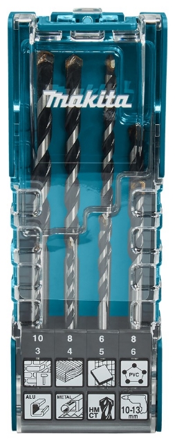 Afbeeldingen van Makita Multiborenset 8-dlg HSS E-15855