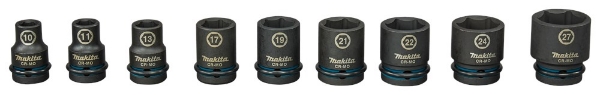 Afbeeldingen van Makita Krachtdopset IMPBL 1/2 9-dlg E-16617