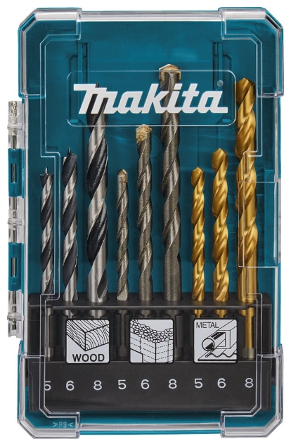 Afbeeldingen van Makita Borenset Steen/Hout/Hss 9-Dlg D-71962