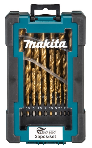 Afbeeldingen van Makita Met.borenset HSS-T 25-dlg D-72235