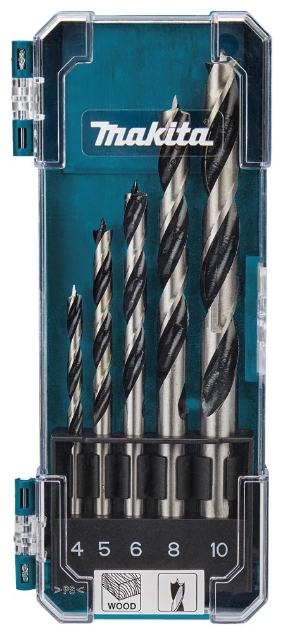 Afbeeldingen van Makita Houtspiraalborenset 5-Delig D-72861