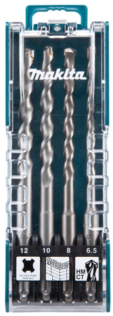 Afbeeldingen van Makita SDS Hamerbset 4dlg 6.5/8/10/12 D-74728