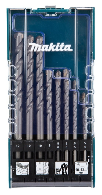 Afbeeldingen van Makita Borenset 12-dlg cil 4-12mm D-77126