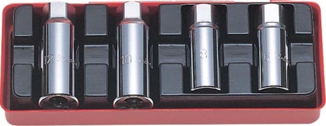 Afbeeldingen van Ko-Ken Draadeind sleutelset 1/2" 4-delig, inch 4211A
