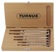 Afbeeldingen van TURNUS Horlogemaker-schroevendraaier set in houten kist series 250