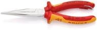 Afbeeldingen van KNIPEX Platspitse tang met zijsnijder
