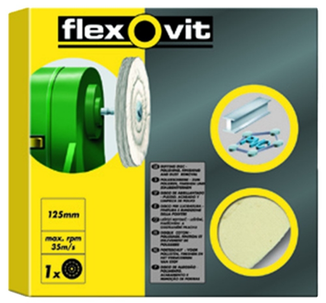 Afbeeldingen van Flexovit Merchandise Lappenschijf Merch