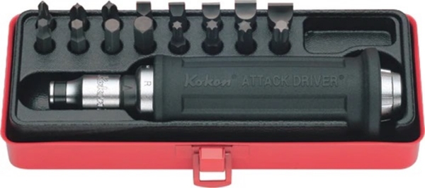 Afbeeldingen van Ko-Ken Slagschroevendraaierset 1/2" 18-delig AG112H