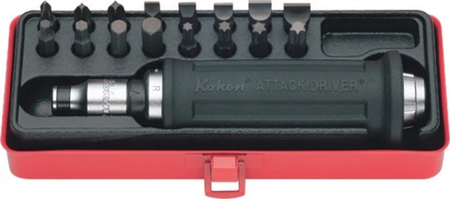Afbeeldingen van Ko-Ken Slagschroevendraaierset 1/2" 18-delig AG112H