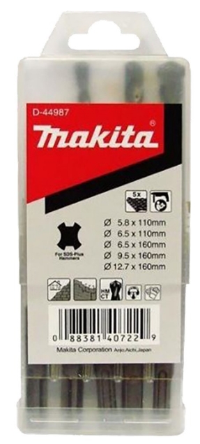 Afbeeldingen van Makita SDS Borenset 5dlg D-44987