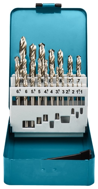 Afbeeldingen van Makita Metaalborenset HSS-G 19-dlg D-54025