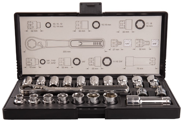 Afbeeldingen van Makita Doppenset 6-G 21-delig B-65604