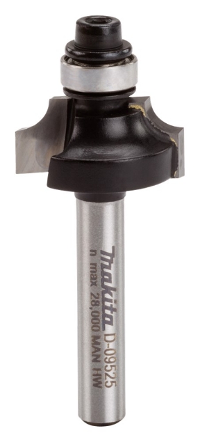 Afbeeldingen van Makita Kwartrondfrees Lag. Hm R4 S6 D-09525