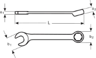 Afbeeldingen van BAHCO Liliput ring-steeksleutel, metrisch 4020L-M