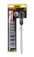 Afbeeldingen van STANLEY 1/4" Uitschuifbare Ratelsleutel (9 delige Set) 0-94-609