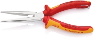 Afbeeldingen van KNIPEX Platspitse tang met zijsnijder