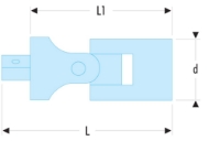 Afbeeldingen van Facom Cardangewricht 3/8"